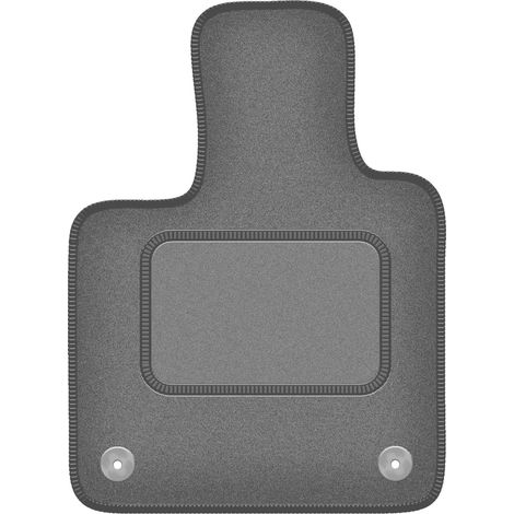 Tapis de sol conducteur en velours pour : Fiat E-500 / 500 Electric (2020-) graphite (1/5)