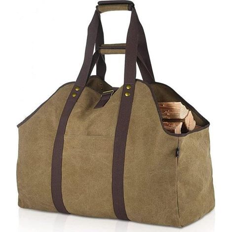 Grand Sac à bûches 60cm x 30cm x 50cm (1/5)