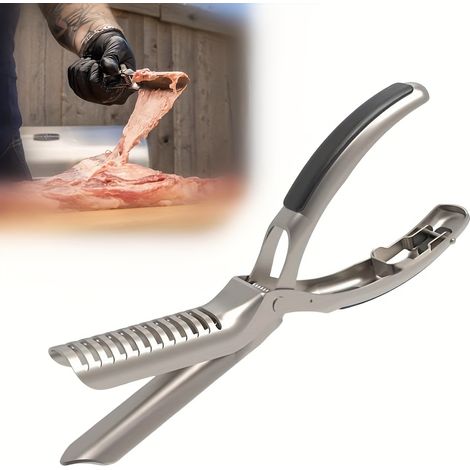 1 Couteau à désosser les côtes en acier inoxydable – Manche ergonomique pour préparer sans effort des côtes BBQ parfaites (1/5)