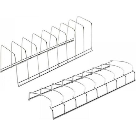 Égouttoir à vaisselle de cuisine, égouttoir à vaisselle en acier inoxydable, porte-couverts, porte-couvercles de casseroles