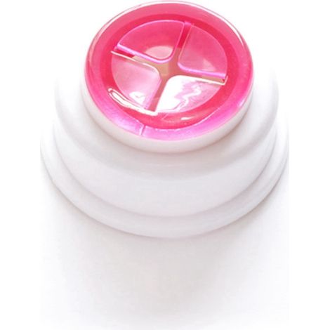 Support Chiffon Adhésif - Organisateur Rangement Cuisine Salle De Bain - Plastique PP Durable - Couleur Rose Rouge (1/2)