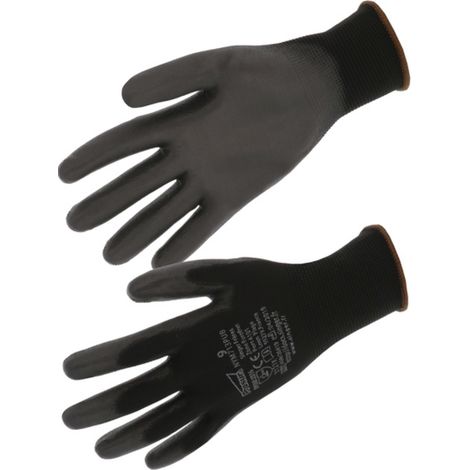 Gant de protection PU Support polyester sans couture - SINGER - NYM713PUB T10 (1/2)