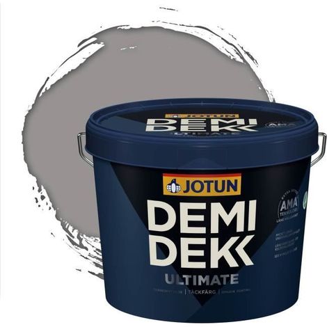 Peinture Bois - DEMI DEKK ULTIMATE - Satinée - RAL 7036 - 3L - Gris Platine (1/2)