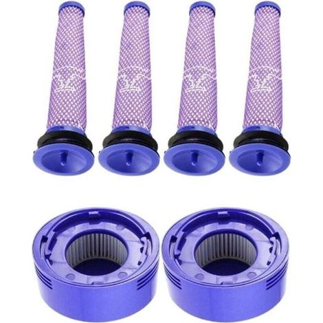 Filtre HEPA Lavable Compatible Aspirateur Sans Sac Modèles V7 V8 Pièce Rechange (1/4)