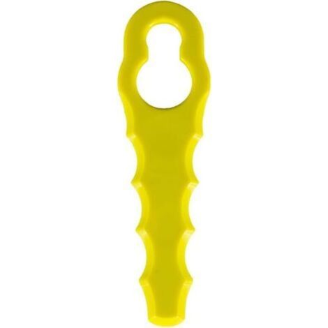 Lot de 50 Lames de Rechange compatible pour Ryobi Coupe Bordure, Têtes Double Lames Dentelées RAC155 RAC157 RAC158 (1/4)