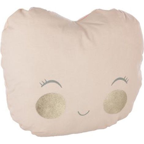 Coussin Déco Pomme 30x35cm Rose Pâle