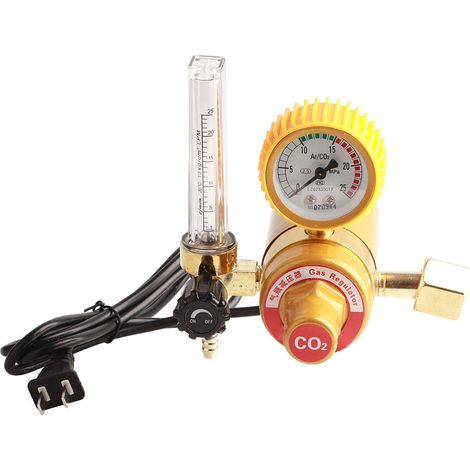 Régulateur CO2 36V haute puissance, réduction de pression dioxyde de carbone, contrôle de température précis, conception robuste, chauffage efficace, détendeur carbone robuste. (1/5)