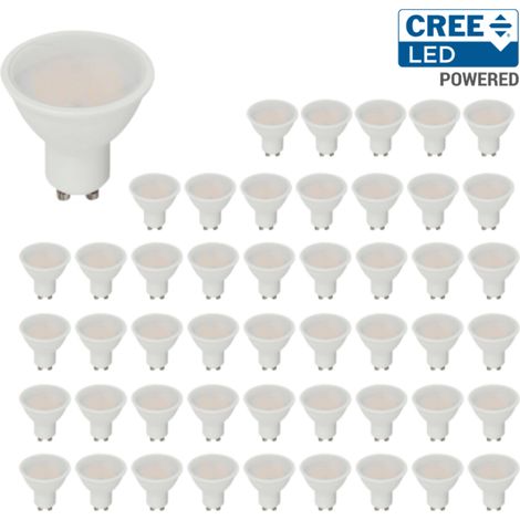 Lot de 50 Spots LED GU10 4,5W 100deg CREE Chip V-TAC VT-205 - 100 deg - Blanc neutre - 4000K (1/5)