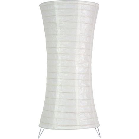 Lampe table Candellux TAI blanche E27 papier 65 cm
