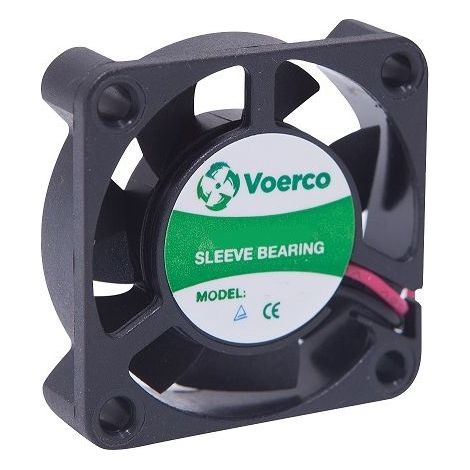 Ventilateur axial carré 24Vdc 40X40X10 - débit d'air 18m3/h - 1.92W (1/2)