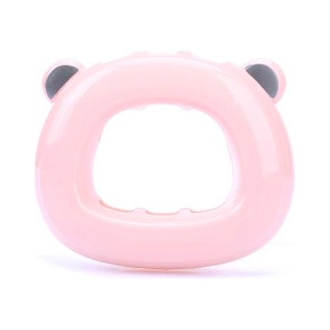 Porte-Brosse À Dents - Ours En Dessin Animé - Ventouse Murale - Salle De Bain - Rose - 1 Pièce