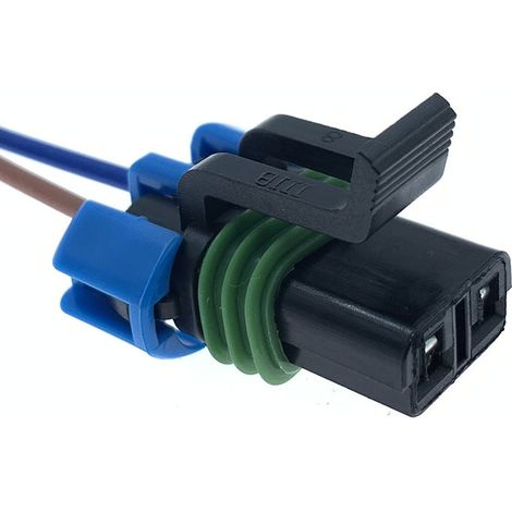 DJ7025W-2.8-11/21/Autolüfterstecker 15300002 15300027 Stecker 2-polig (1/4)
