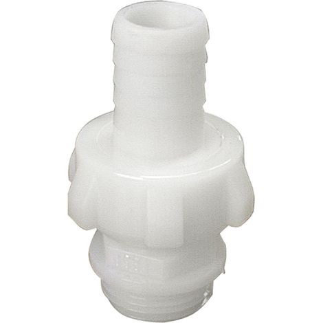 RACCORDO IN NYLON PER POMPE DIRITTO 3PZ. mis. 1.1/4x35