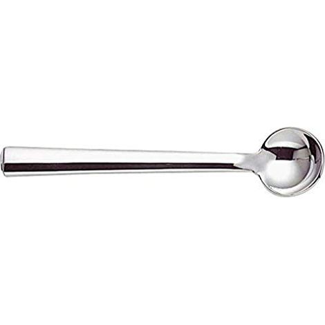 Alessi JH01/9 Rundes Modell Set di 6 Cucchiaini da Moka in Acciaio Inossidabile 18/10, Finitura Lucida (1/2)