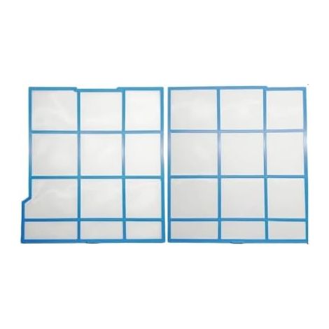 kundenspezifische Klimaanlagenfilterteile/Set, kompatibel mit Hitachi, Klimaanlagen-Staubsiebgröße: Links 29,8 x 31,5 cm + Rechts 28,5 x 31,5 cm. (1/5)