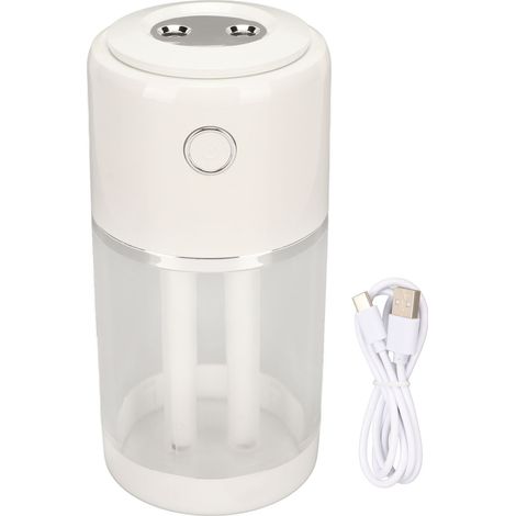 Humidificateur USB Portable 520ml - Modes de Brumisation, Arrêt Automatique, Idéal pour Voyage - Blanc (1/5)