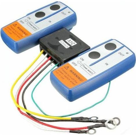 2 télécommandes sans fil pour treuil, portée 30 m, tension 24 V, pour camion et ATV (1/4)