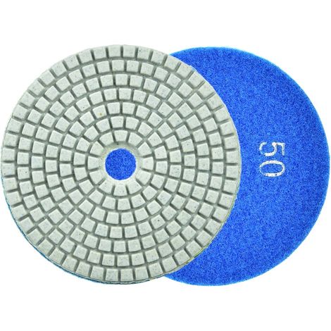 Polierscheibe zum Nassschleifen von Steinzeug 100 mm GR50 (5/250) (1/5)