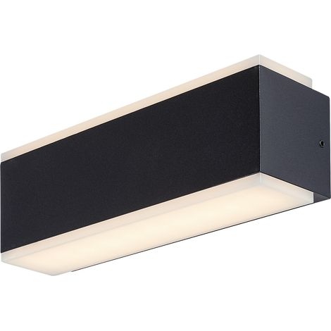 Applique esterna nera LED 12W 3000K IP54 Rabalux Mataro (1/5)