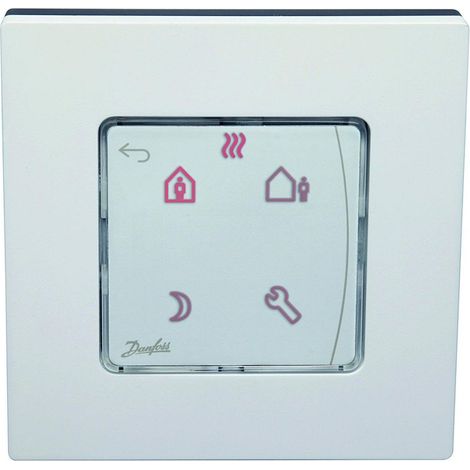 Danfoss Termostato ambiente a parete Icon(TM) versione programmabile, a parete, 088U1025