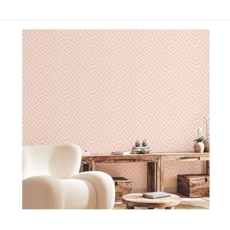 Carta da parati autoadesiva, impiallacciatura per mobili impermeabile, 40x100 cm, rosa e bianca