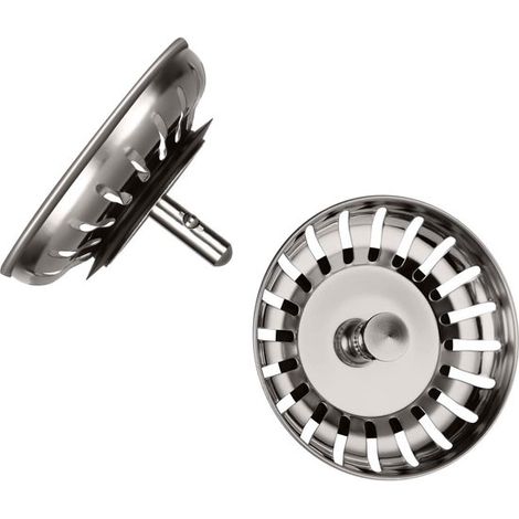 Waschbecken-Abflusssieb – 2er-Pack – 80 mm (1/2)