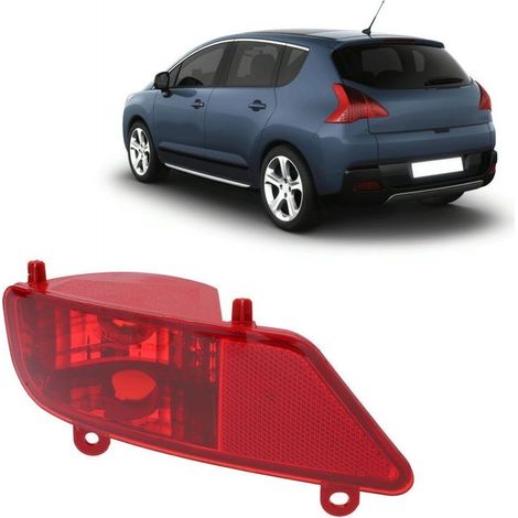 Feu arrière de brouillard pour voiture. Accessoires de Voiture de Remplacement Compatible pour Peugeot 3008 5008 2009-2016 (Gauche) (1/5)