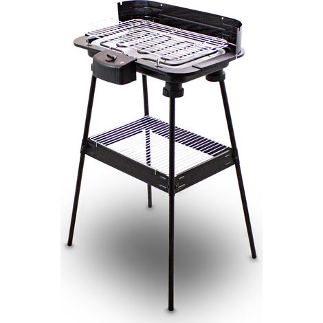 Bituxx Elektrischer Standgrill Balkongrill Gartengrill Elektrogrill 2200 Watt
