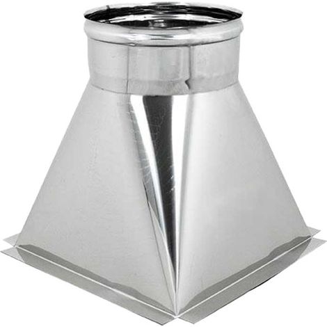 TRAMOGGIA INOX MONOPARETE 200x200 - Tubo Ø200 mm