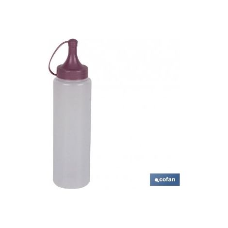 Pack de 12 unités bouteille d'huile modèle Albahaca 500 ml rose pâle