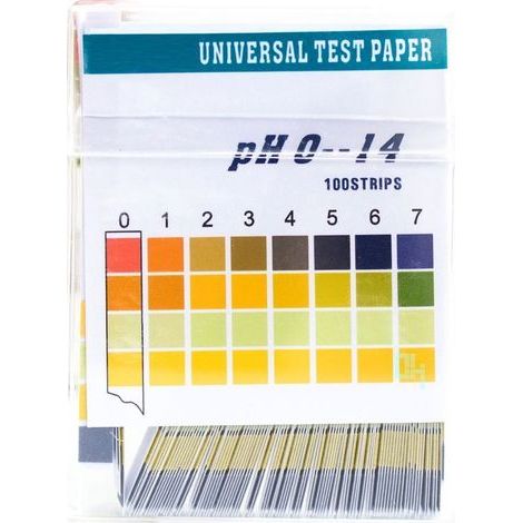 Paquet de 2 bandelettes de Test de mesure professionnelles en papier PH pour la vie quotidienne industrielle avec boîte en plastique (1/5)