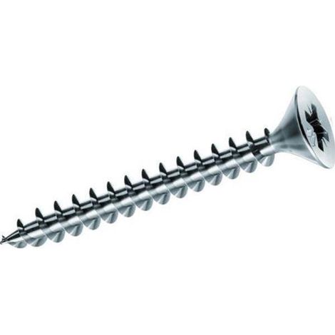 Viti per Truciolare Testa Piana TSP CR Zincate 4,5 x 40 mm confezione 200 pz (1/2)