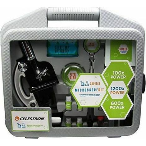 Celestron Microscopio biologico kit 28 pezzi con valigia - CM44120