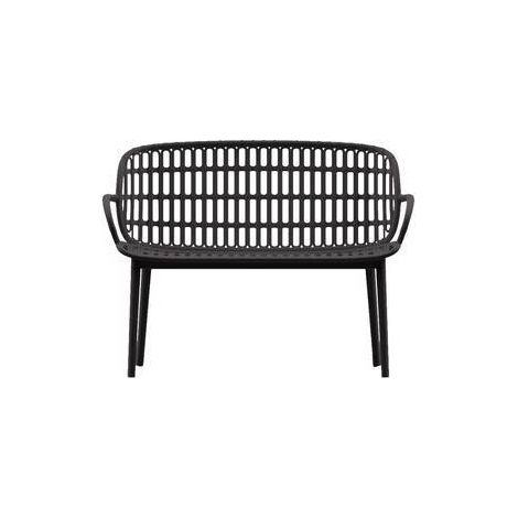 DIVANO POSITANO BAMBOO 115X61,5X81 ANTRACITE