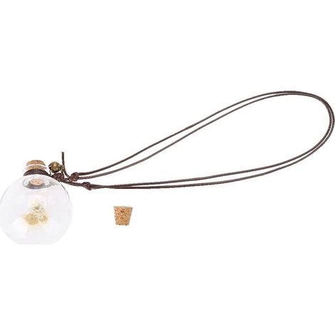 Flacon Vide Parfum Voiture avec Fleur Suspension Rafraîchissant Air Décor Auto 3.5 cm (1/5)