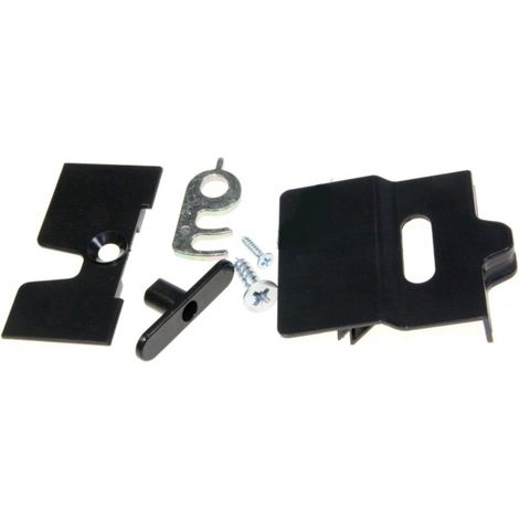 FERMETURE DE PORTE,COMPLET,RAL NOIRE, Réfrigérateur, 2412757870