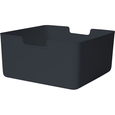 M KUB Paris 1 Abfalleimer aus recyceltem Kunststoff H.15 x B.31 x T.31 cm Sans marque