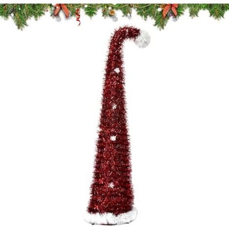 Sapin de Noël artificiel fin et pliable 1,5 m (1/5)