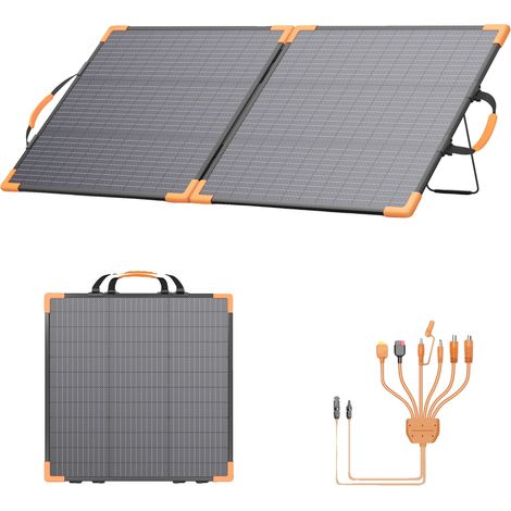 Panneau Solaire, 100W, Design Pliable, panneau solaire de 100W (1/2)