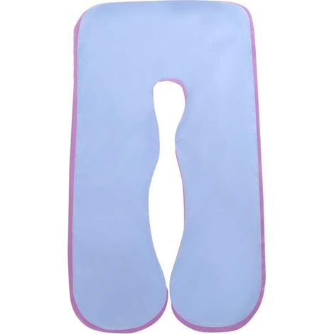 Maternity Body Pillowcase, 80155CM U-Shaped Cotton Maternity Blanket (Blue + Purple) (1/5)