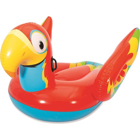 BESTWAY 41126 PAPPAGALLO GONFIABILE CAVALCABILE 230X180CM CAVALCABILE MARE PISCINA