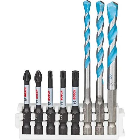 Bosch Professional Set De 8 Bit De Impact Control Screwdriver & Multi-Purpose Bits (Pick And Click, Drill Accessory De Impact) (1/5)