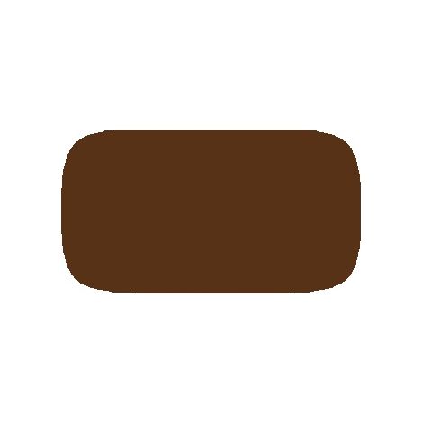 Etichette per vasetti 5,5x3 cm per conserve, 84 pezzi, marrone opaco (1/2)