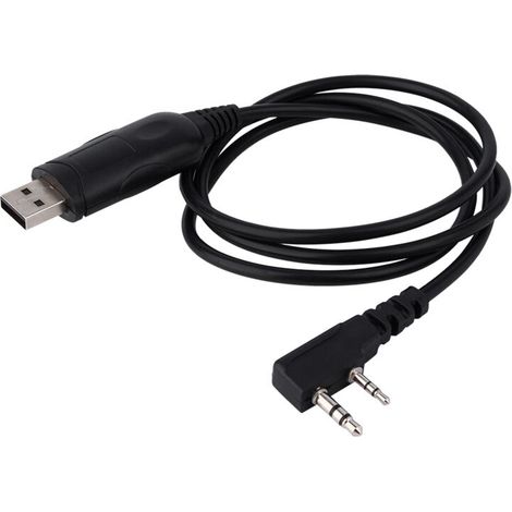 Câble de programmation USB pour talkies-walkies BaoFeng, Kenwood, UV-5R et Wanhua (1/5)