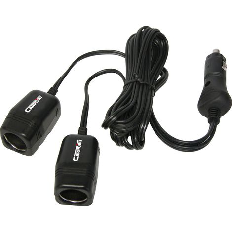 Double prise Allume-Cigare 12V 8A avec 2m cable (1/2)