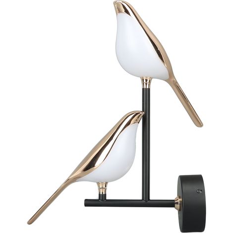 Applique murale oiseau nordique, lumière naturelle 4500 Kelvin, lampe murale LED décorative moderne pour salon et chambre, 85-265 V (1/5)