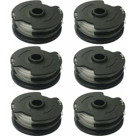 Carrete de hilo para Parkside PRTA 20-Li A1 / B2 / C3. Carretes de hilo de repuesto para desbrozadora inalámbrica LIDL Parkside PRTA 20-Li A1 / B2 / C3, PRT 300 A1, PRT 550 A1 / A3 (6 unidades). (1/4)