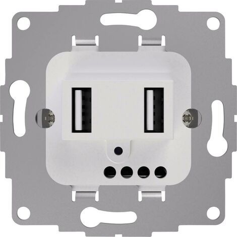 2USB chargeUp TAE USB AA Ladestation Glänzend Weiß / 19.0W / 3.8A (1/5)