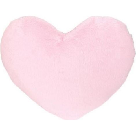 Coussin décoratif - Polyester - Cœur rose pivoine - 46 x 36 cm - Pour enfants - Intérieur (1/2)