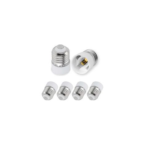 6-teiliger E27-auf-E14-Fassungsadapter, Schraubkonverter für LED-, Halogen- und Glühlampen, max. 60 W, 250 V (1/5)